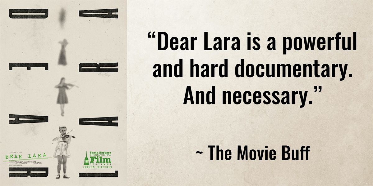 Dear Lara: Special Baltimore Screening