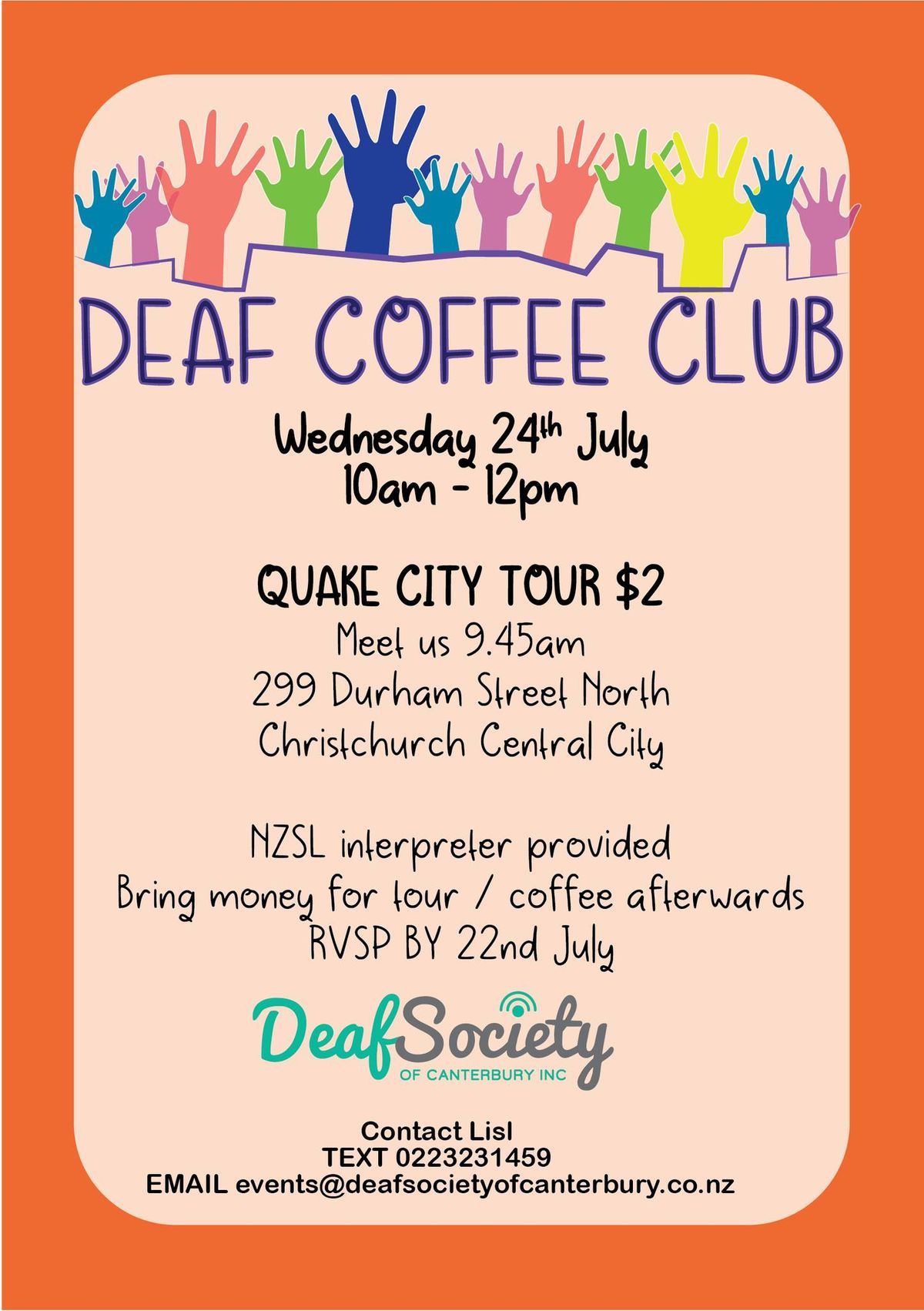 Deaf Coffee club