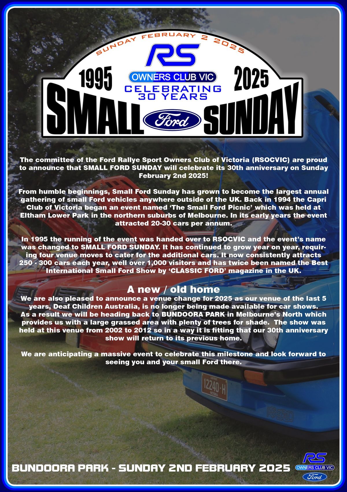 Small Ford Sunday 2025