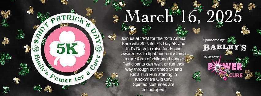 12th Annual Barley's St. Patrick's Day 5k & Kids Dash