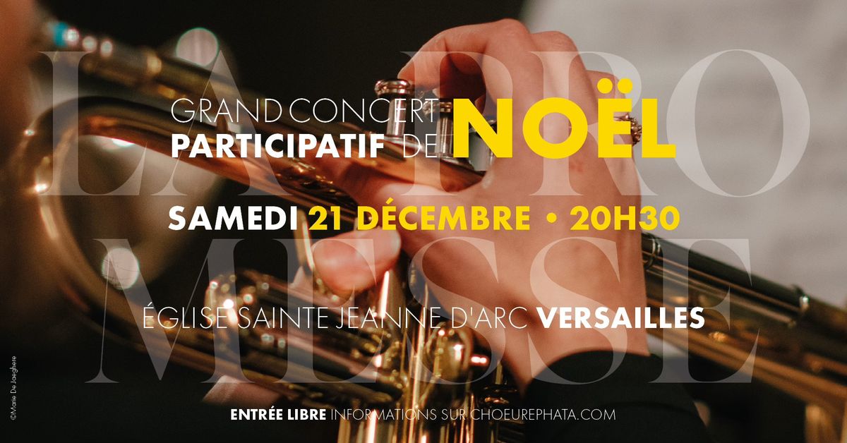 Grand concert participatif de No\u00ebl - Ch\u0153ur \u00c9phata