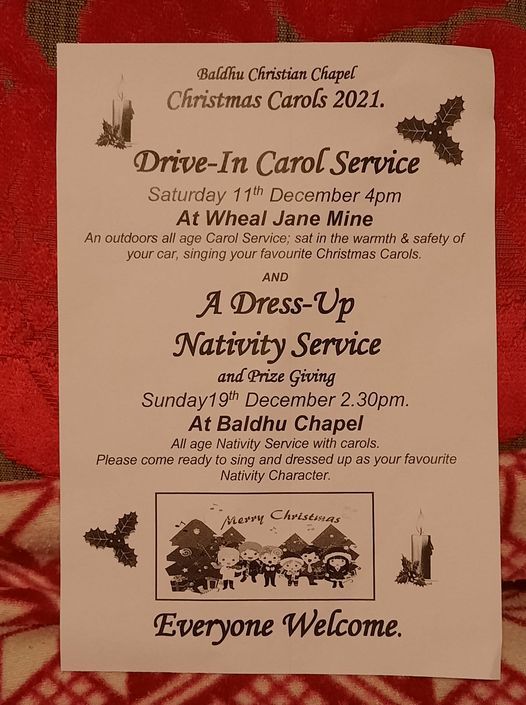 Baldhu's Drive-in Carol Service 2021