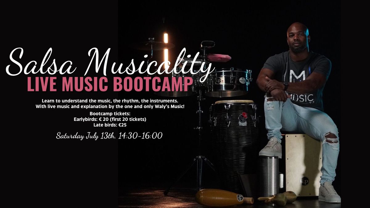 Bootcamp Salsa Musicality - Learn with Live Percussion!