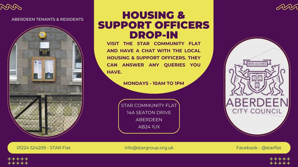 Housing & Support Officers Drop-In 