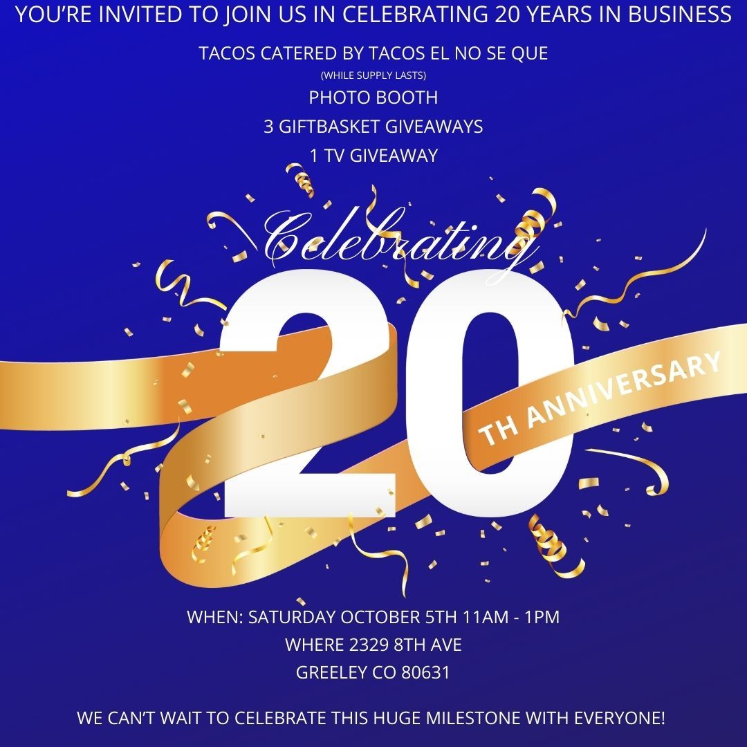 20 Year Anniversary Celebration