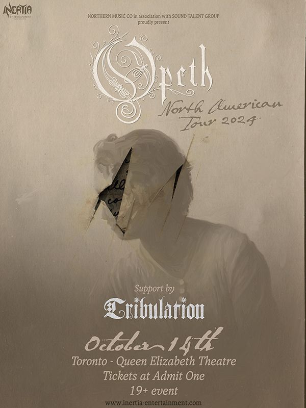 Opeth - North American Tour 2024 wsg.Tribulation