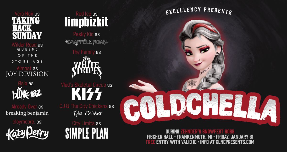 COLDCHELLA 2025 | January 31 at Fischer Hall