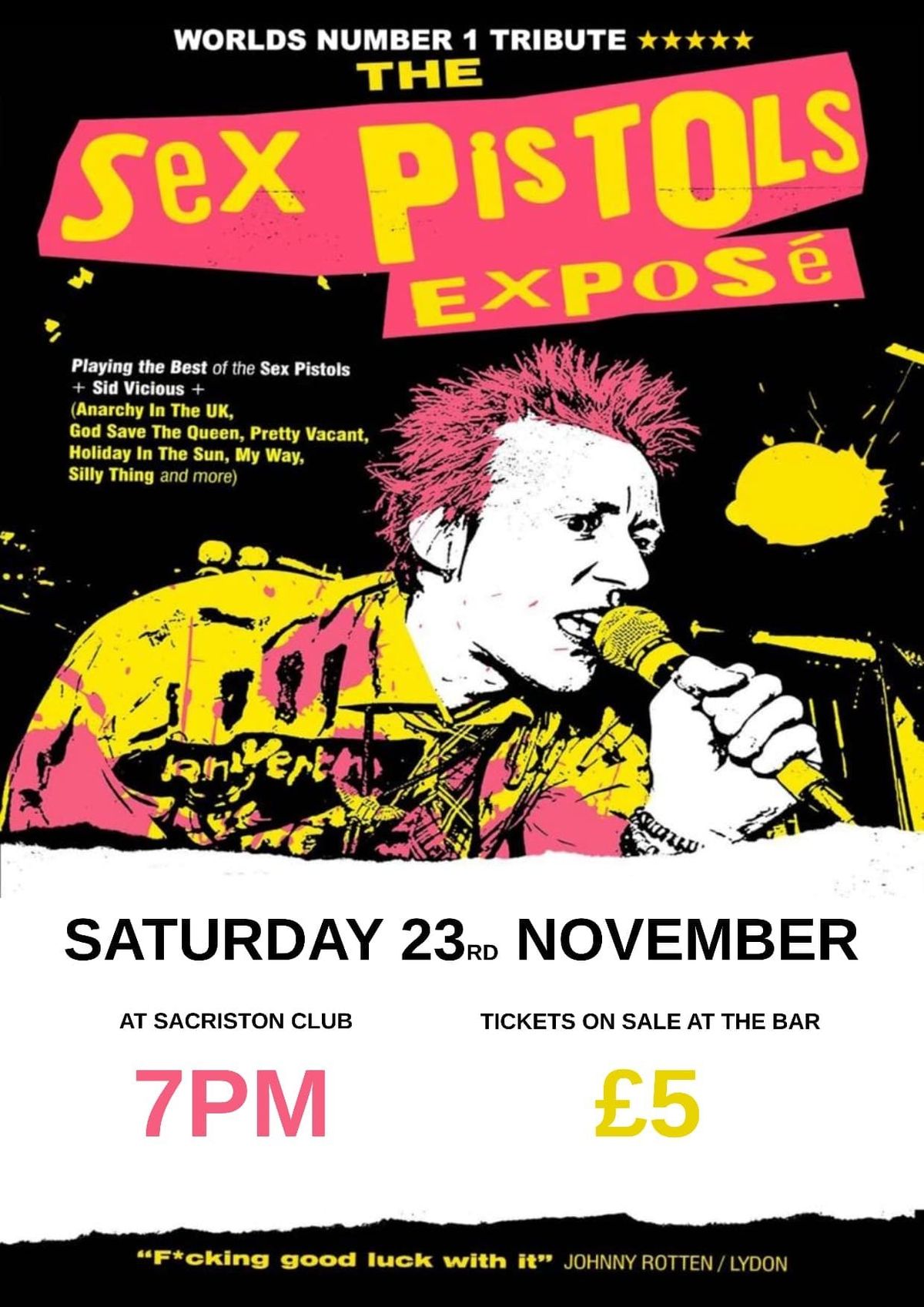 Sex Pistols Tribute \ud83e\udd1f