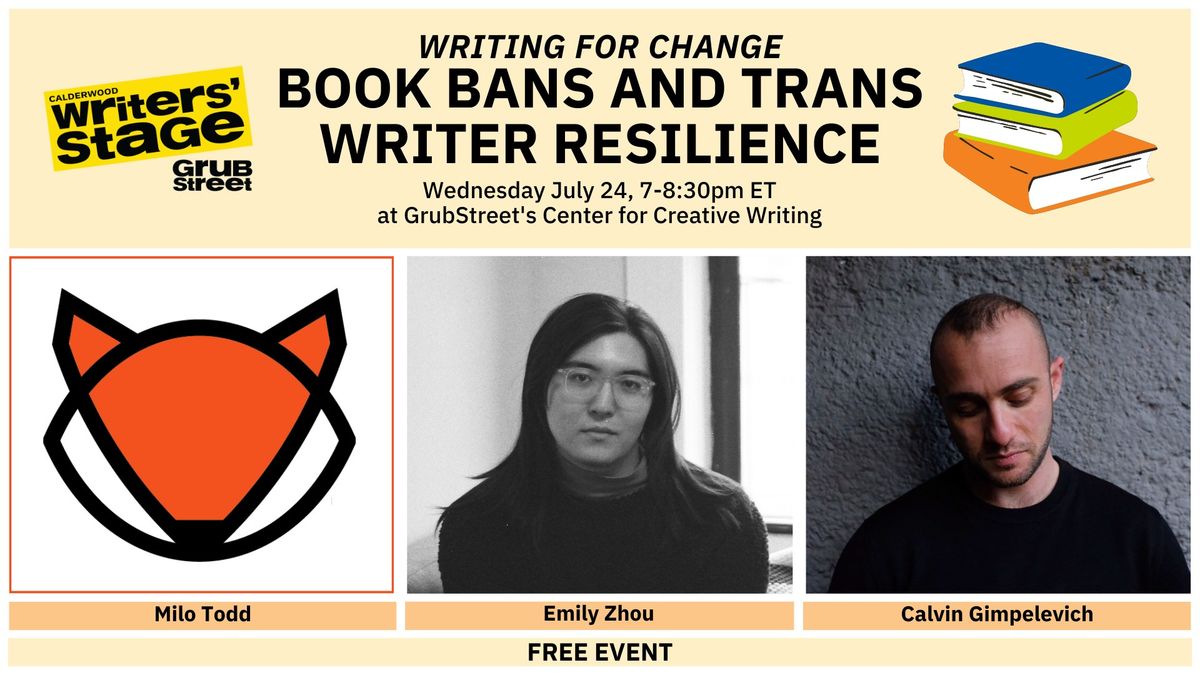 Writing for Change: Book Bans and Trans Writer Resilience
