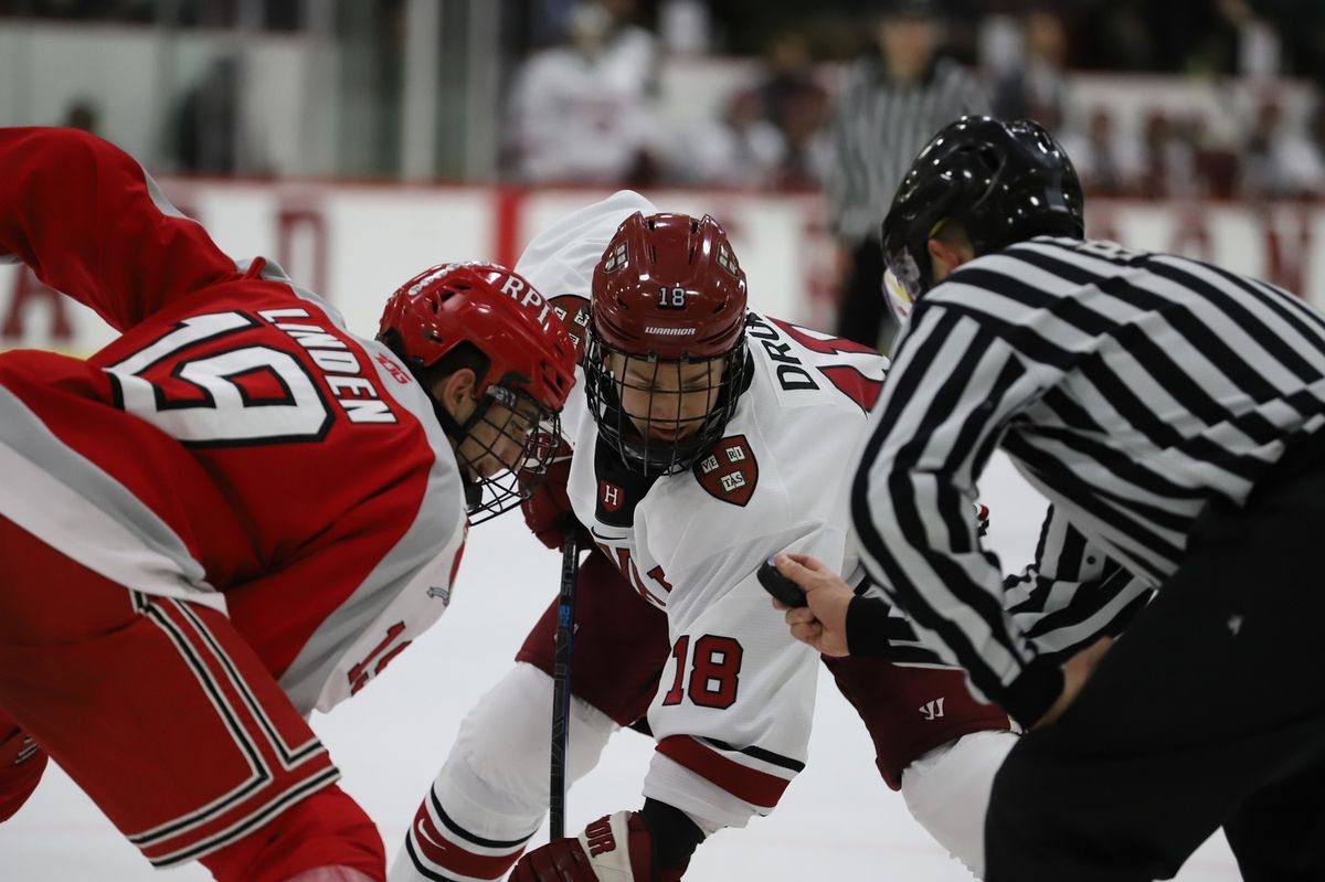 Harvard Crimson at RPI Engineers Mens Hockey