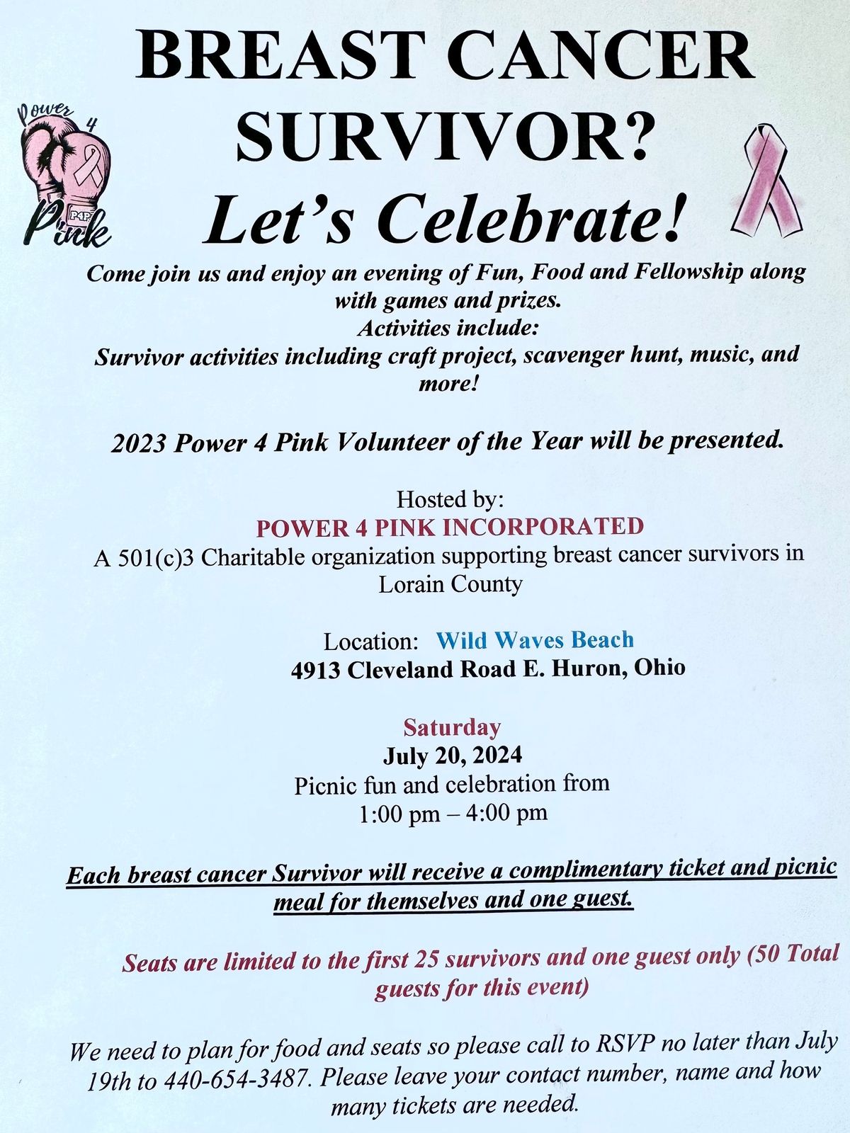 Power 4 Pink Celebration