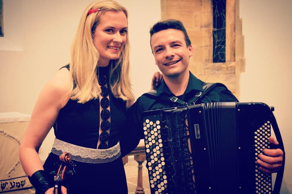 Sensational classical and jazz violinist Lizzie Ball and virtuoso accordionist Milo\u0161 Milivojevi\u0107