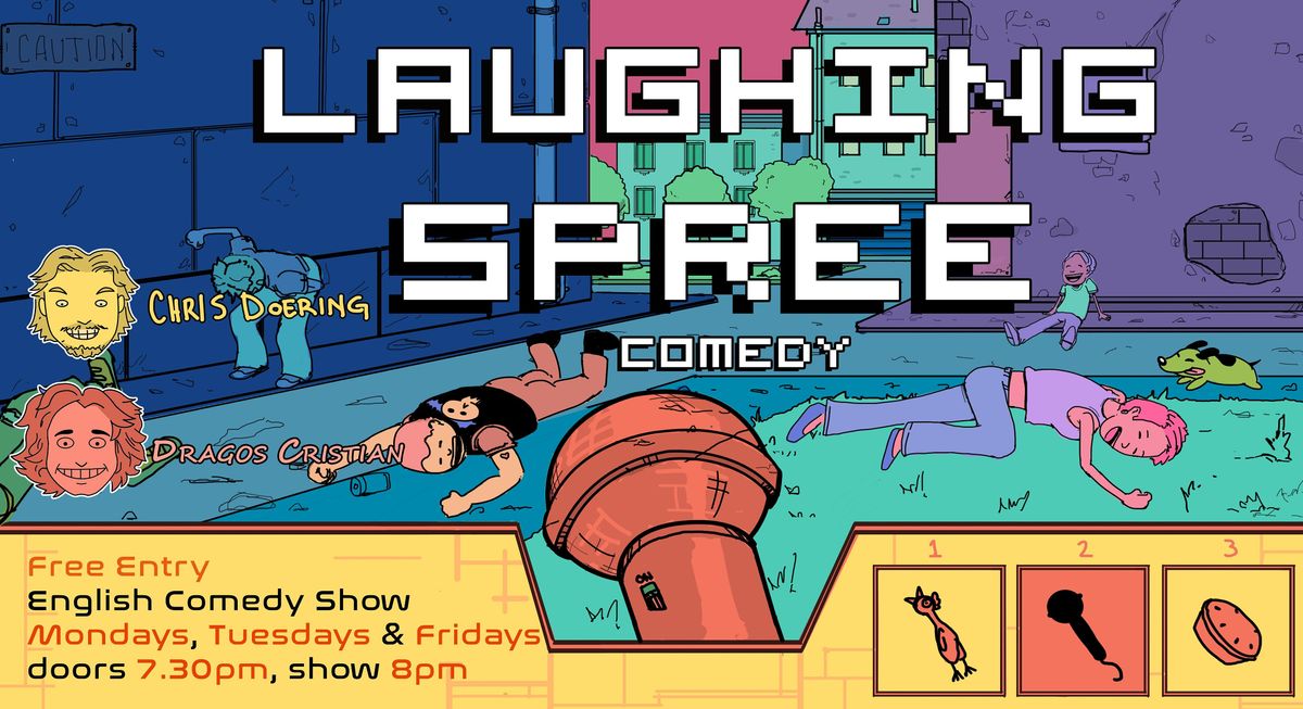 FREE ENTRY English Comedy Show - Laughing Spree 02.07.