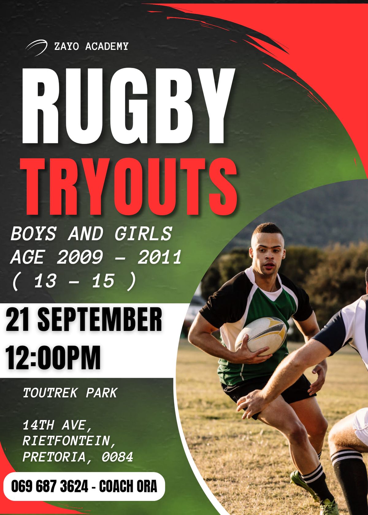 Rugby Tryouts