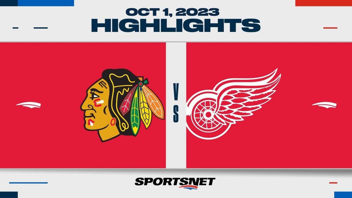 NHL Preseason: Detroit Red Wings at Chicago Blackhawks