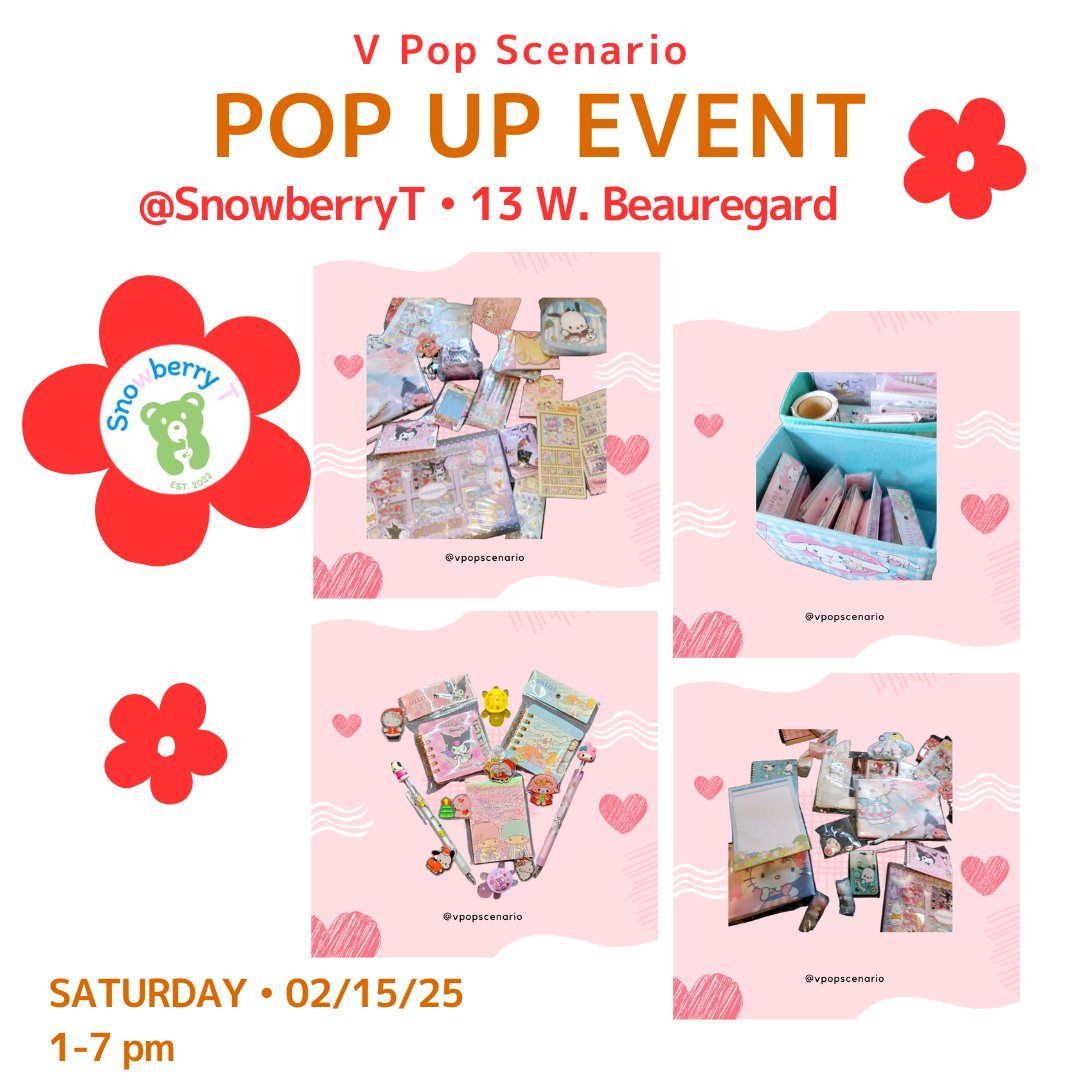 V Pop Scenario Pop Up Event