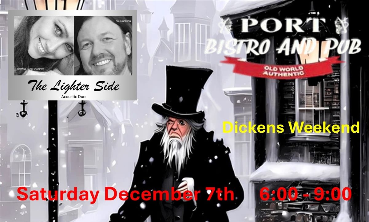 The Lighter Side at Port Bistro for Dickens Weekend