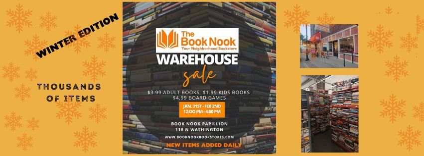 Book Nook Papillion - 3-DAY WAREHOUSE SALE 