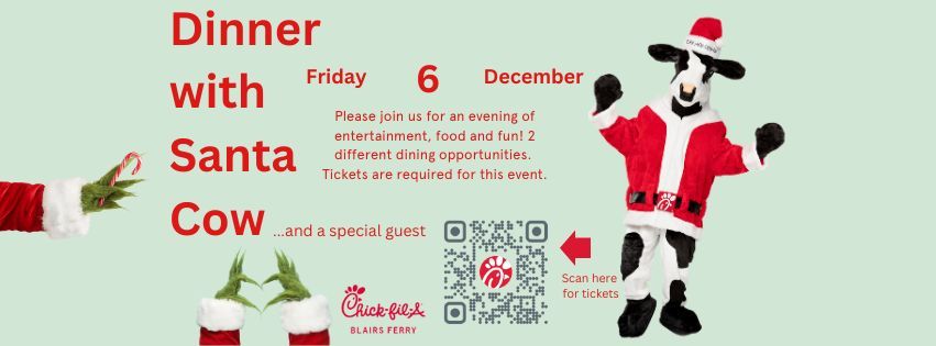 Dinner with Santa Cow... and a special guest