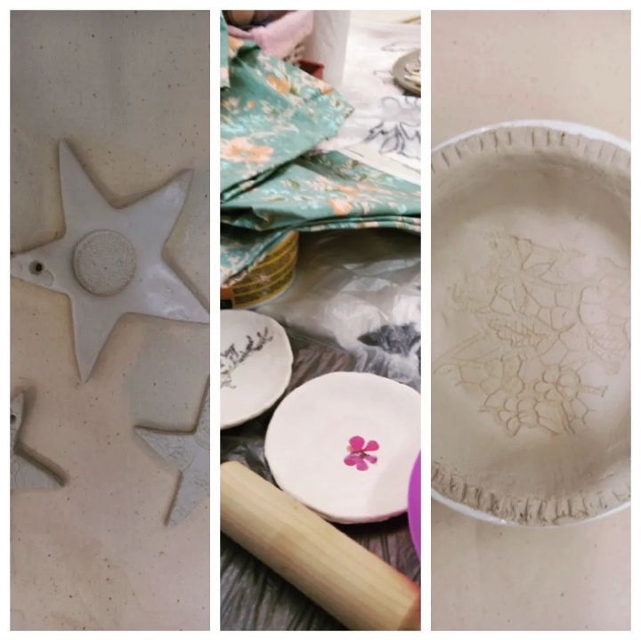 Clay class: air-dry clay bowls & tree decorations 