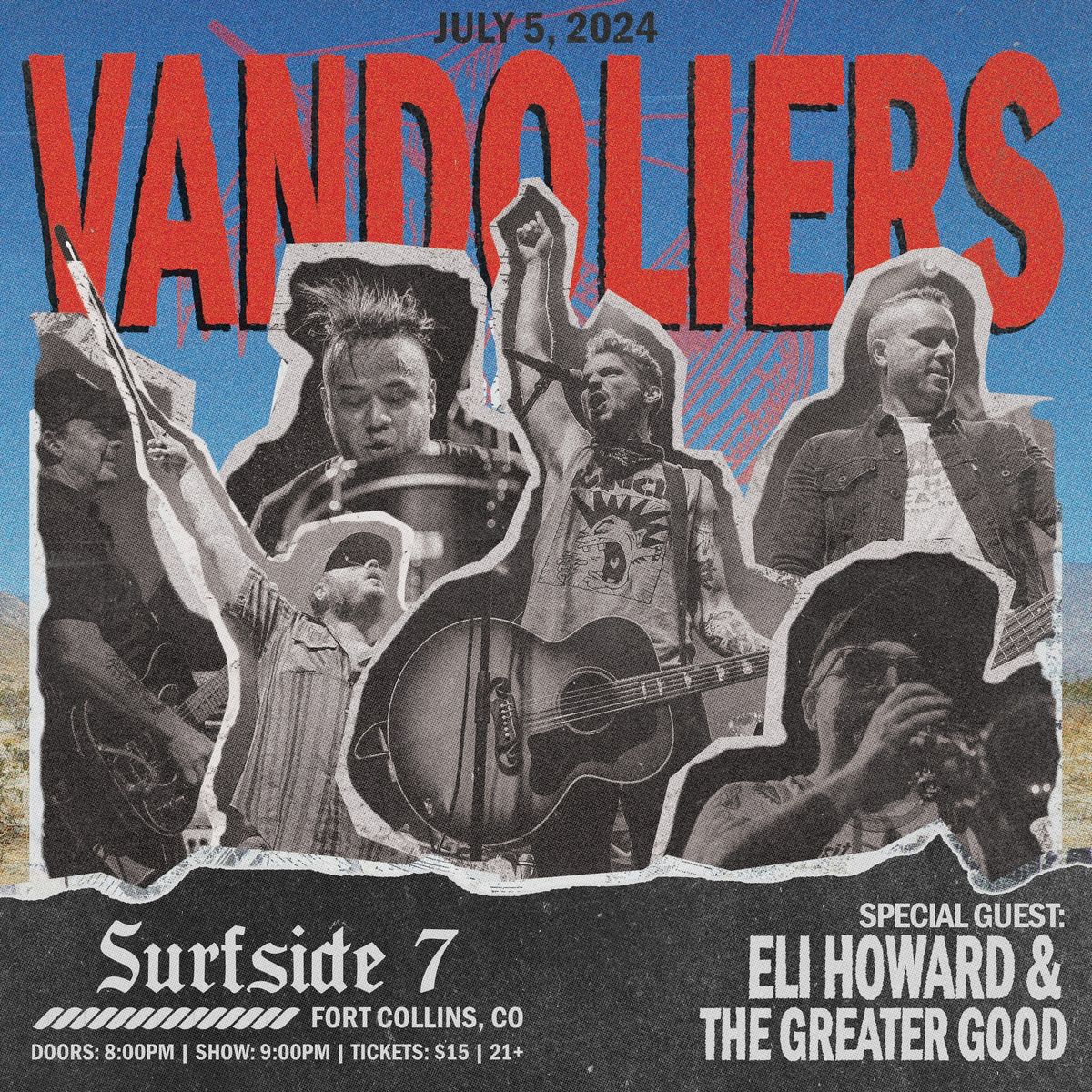 FR JULY 5 $15  Vandoliers w\/ Eli Howard & The Greater Good