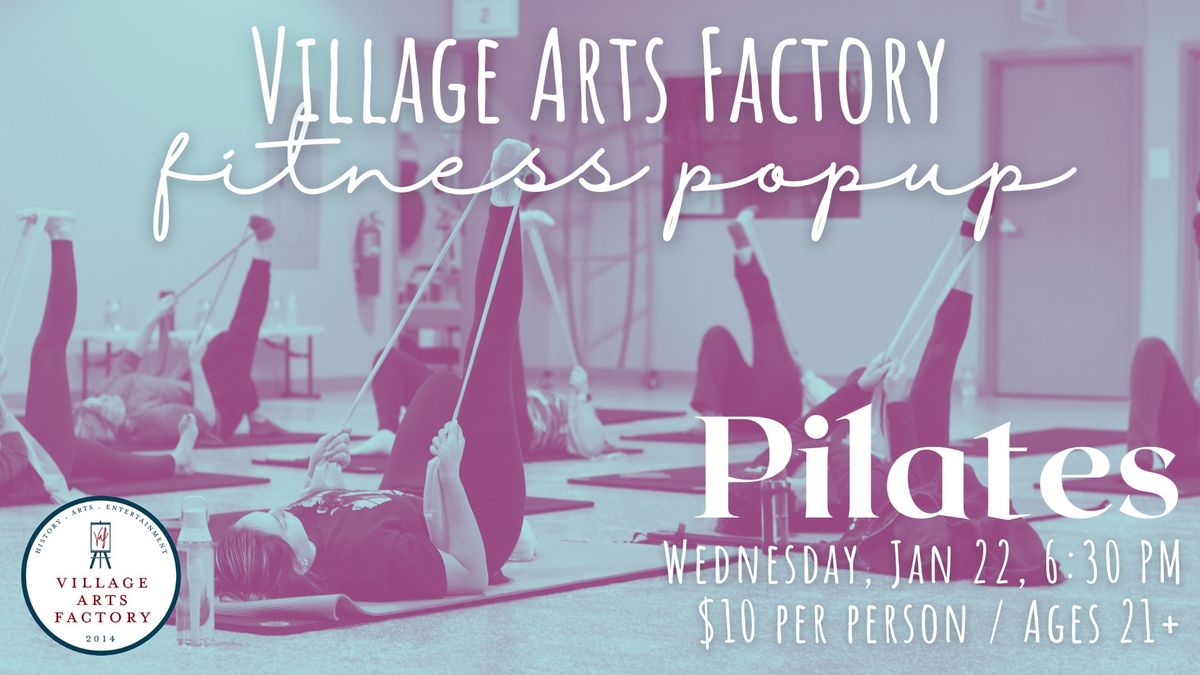 Adult Fitness Pop-Up: Pilates Mat Class