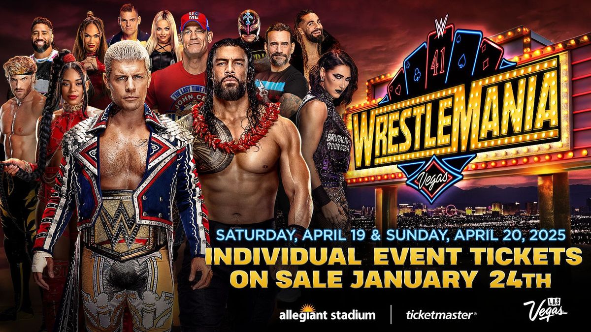 WWE Wrestlemania - Sunday Tickets