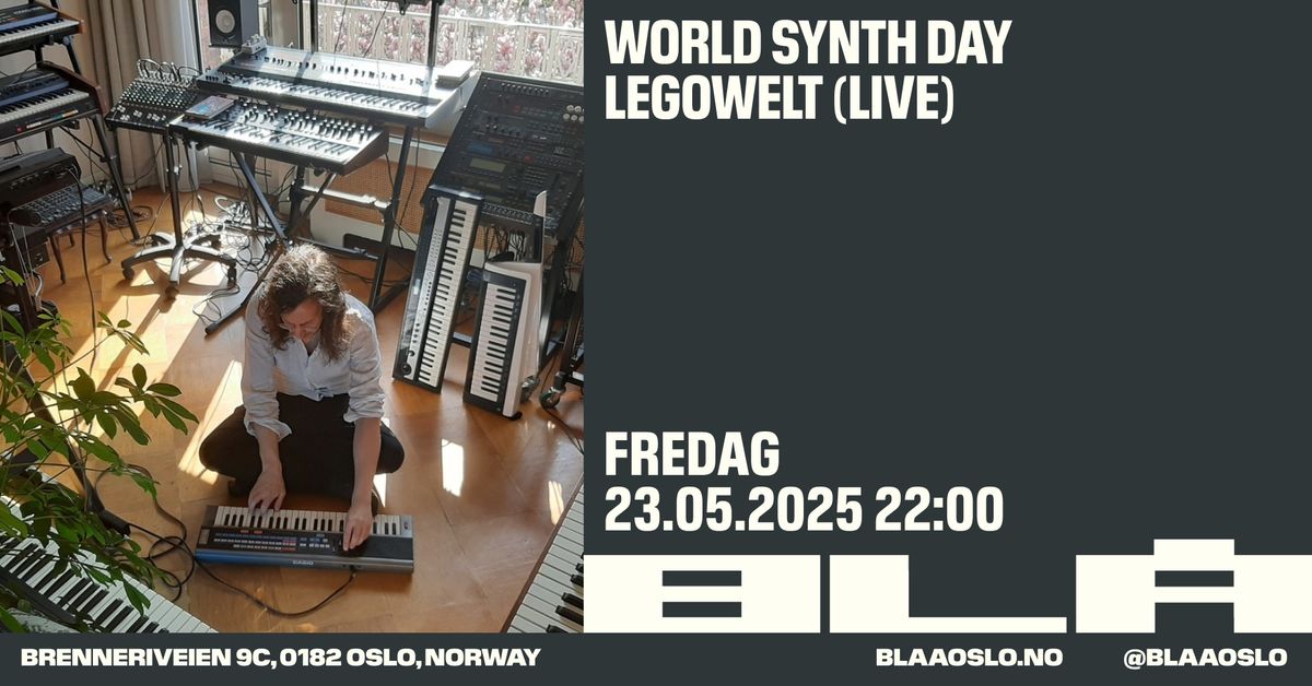 Legowelt (NL, Live) \/BL\u00c5