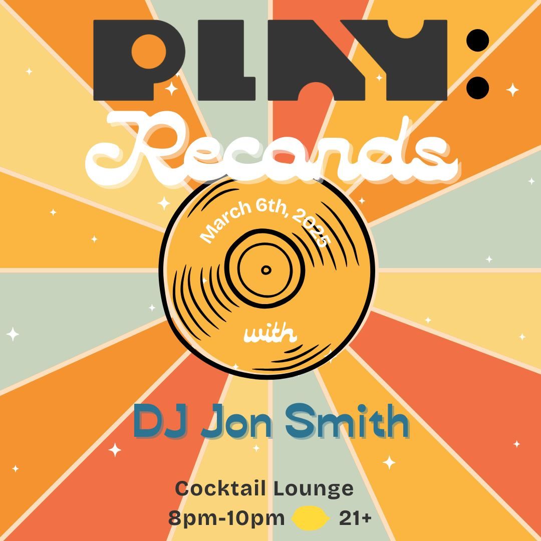 PLAY: RECORDS DJ JON SMITH