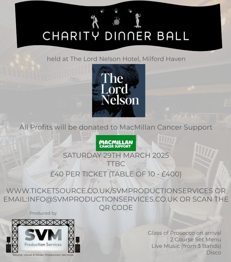 Black Tie Charity Ball 2025 - in aid of MacMillan