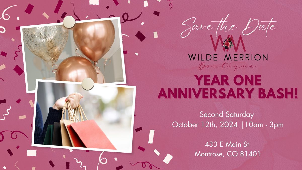 Wilde Merrion Boutique Anniversary Bash!