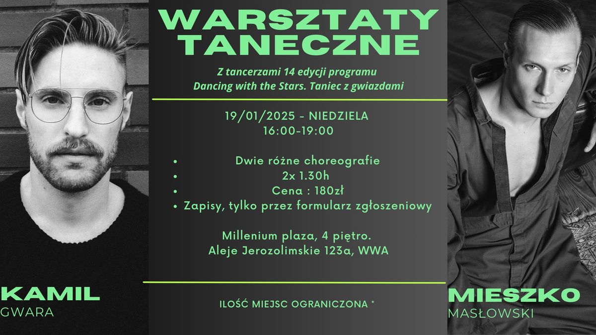 STYCZNIOWE WARSZTATY TANECZNE