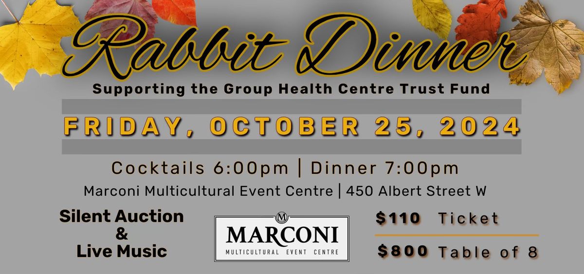 Marconi Rabbit Dinner 