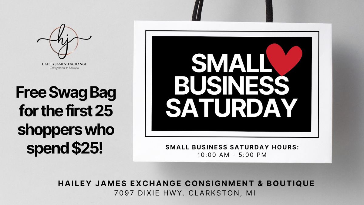 Small Business Saturday at Hailey James\u2019 Exchange