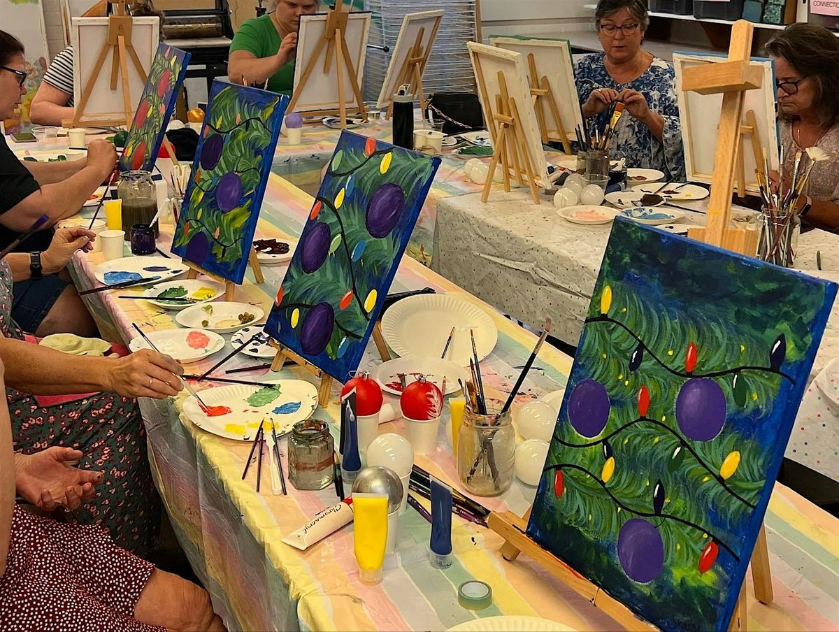 Paint & Sip: Christmas Baubles and Canvas