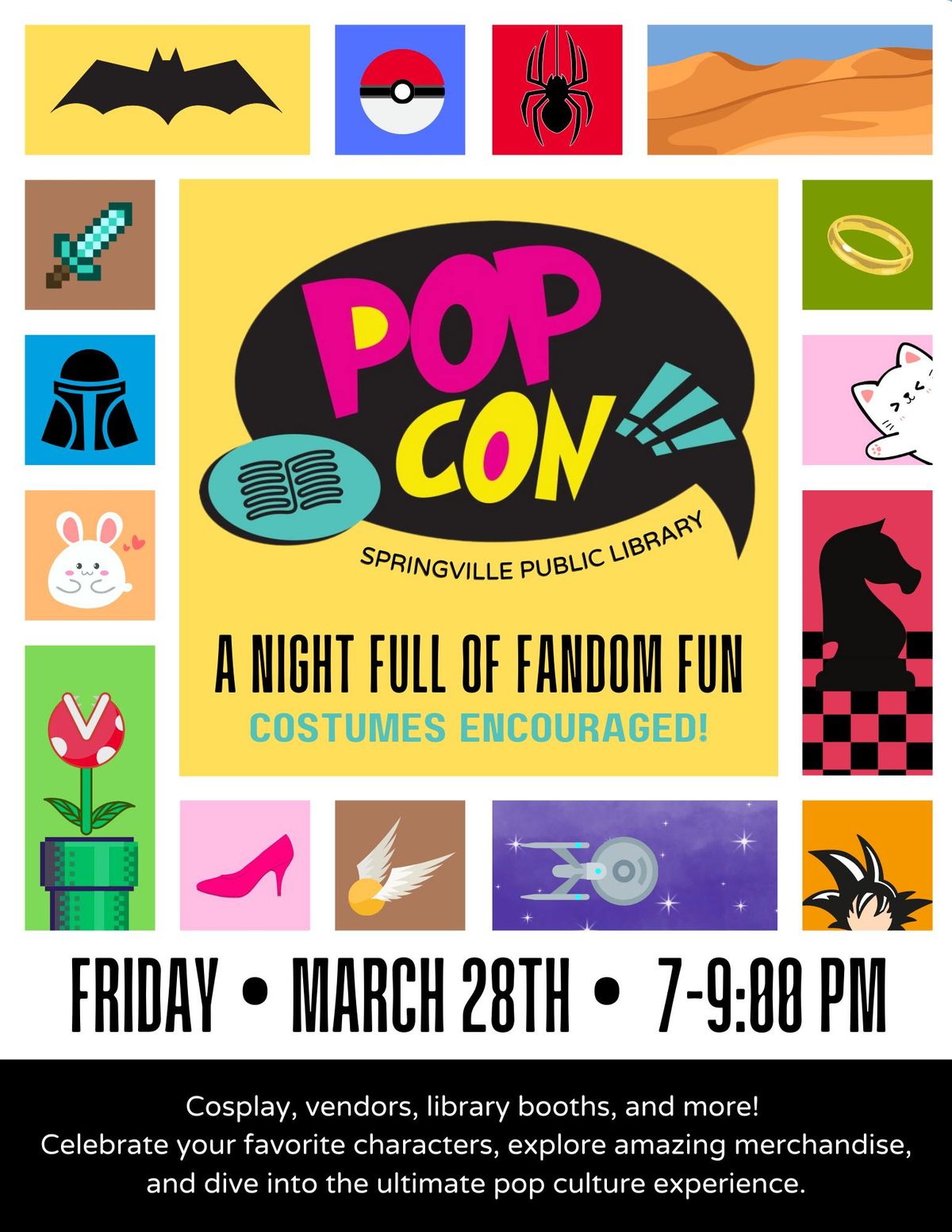 PopCon at Springville Library