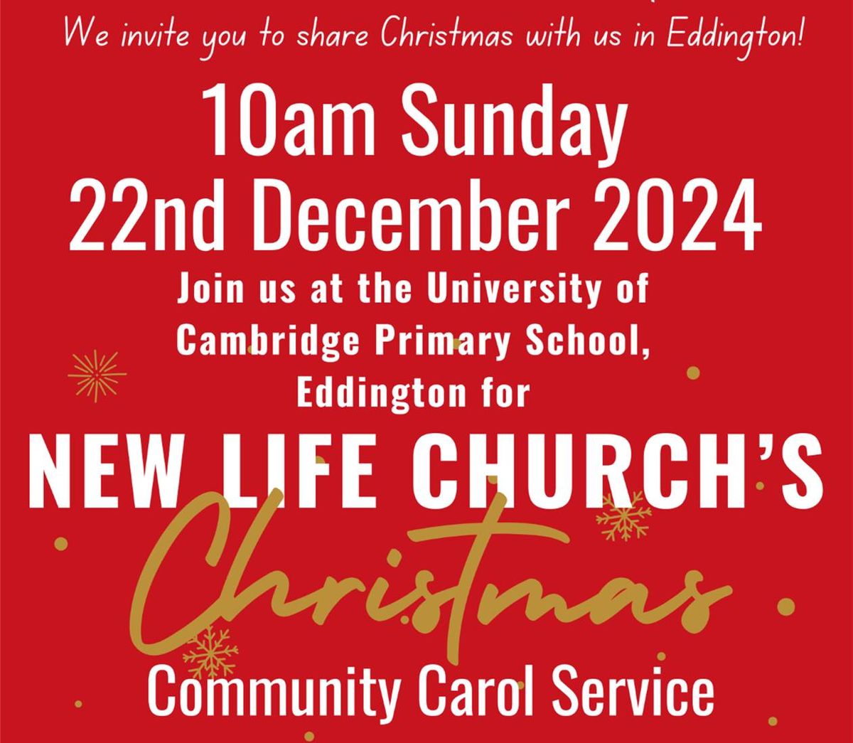 New Life Church's Christmas Carol Service 2024