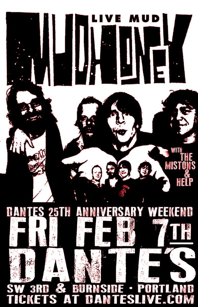 MUDHONEY with The Mistons and HELP