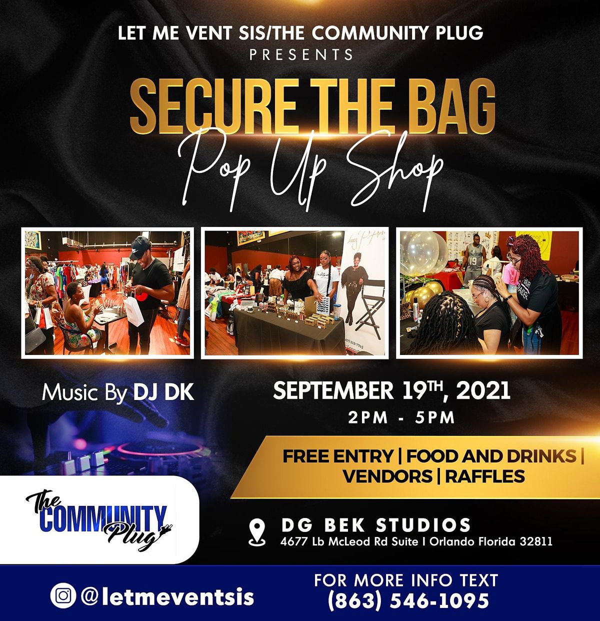 Secure the Bag Pop Up Shop (9\/19)