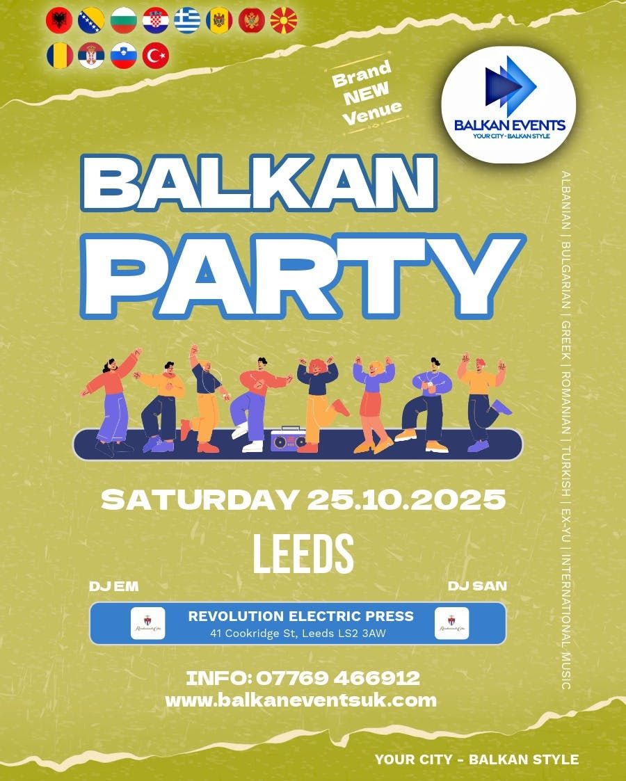 Balkan Party LEEDS - Autumn Celebrations