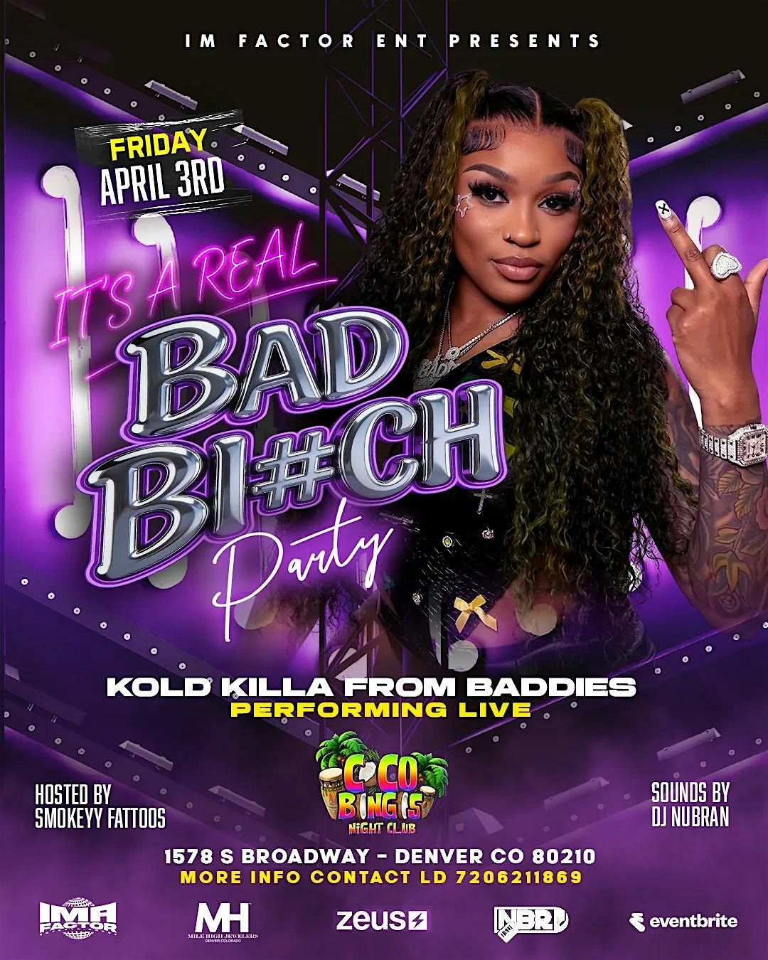 IT\u2019S A REAL BAD BI#CH PARTY