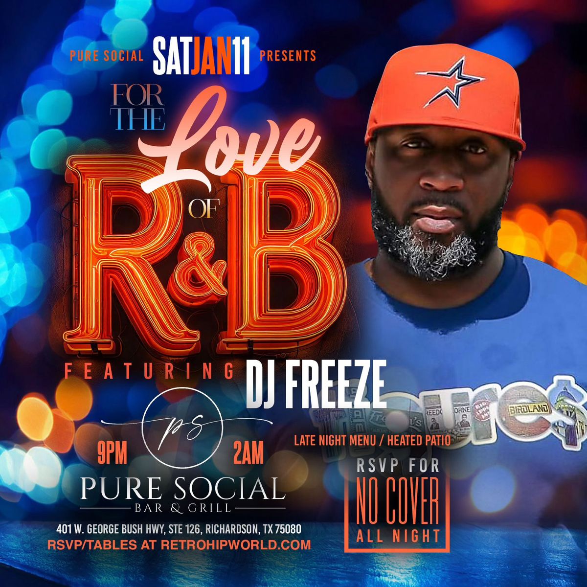 FOR THE LOVE OF R&B @ PURE SOCIAL DALLAS [NO COVER ALL NIGHT]