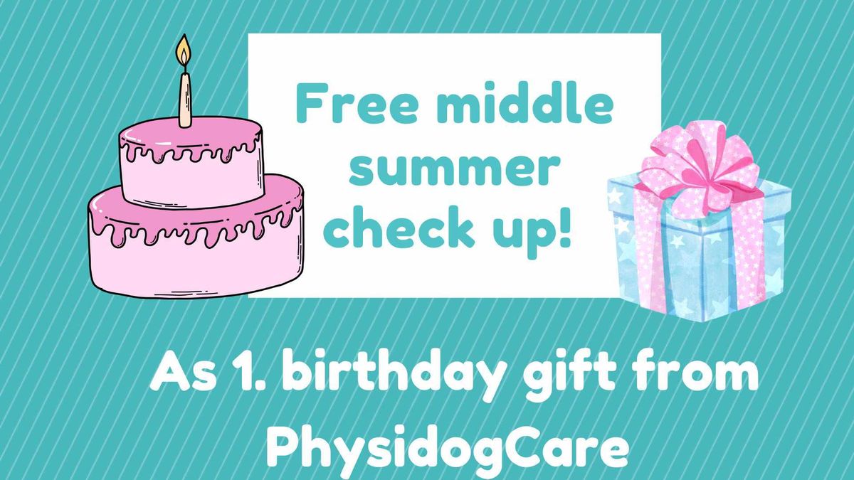 Free middle summer physio check up ! 