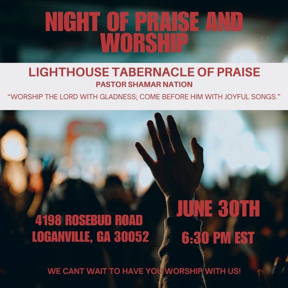 Fifth Sunday night of Praise, Worship and WORD ! 