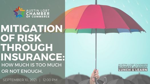 Lunch and Learn- Mitigation of risk through insurance: How much is too much or not enough.