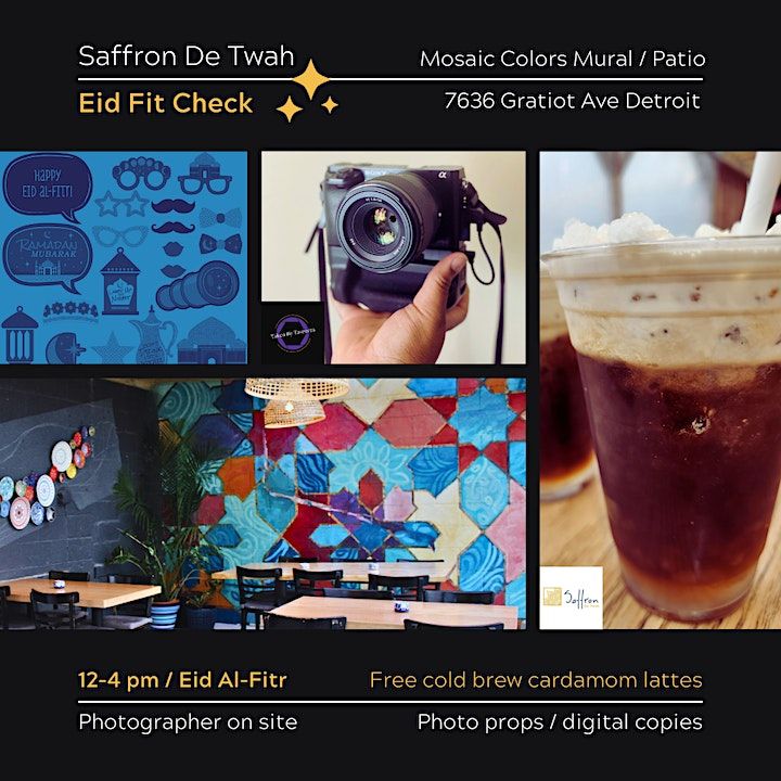 Eid Fit Check at the Saffron De Twah Mosaic Colors Mural, Saffron De