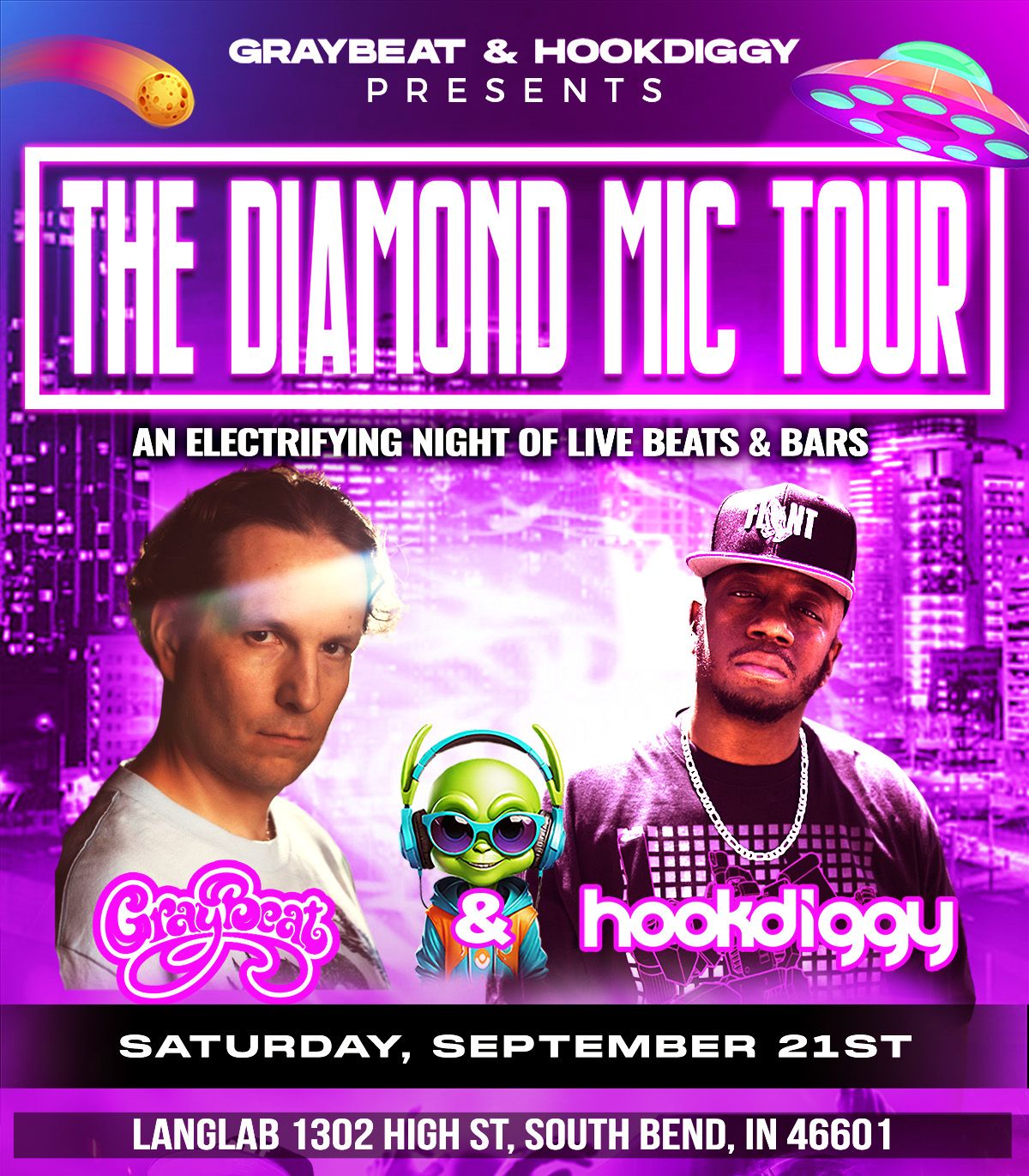 The Diamond Mic Tour presented by GrayBeat & Hookdiggy