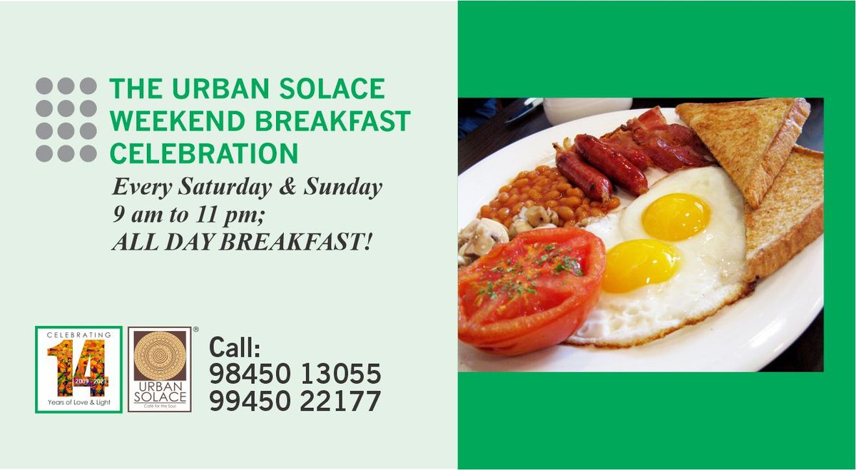 The Urban Solace Weekend Breakfast Celebration 