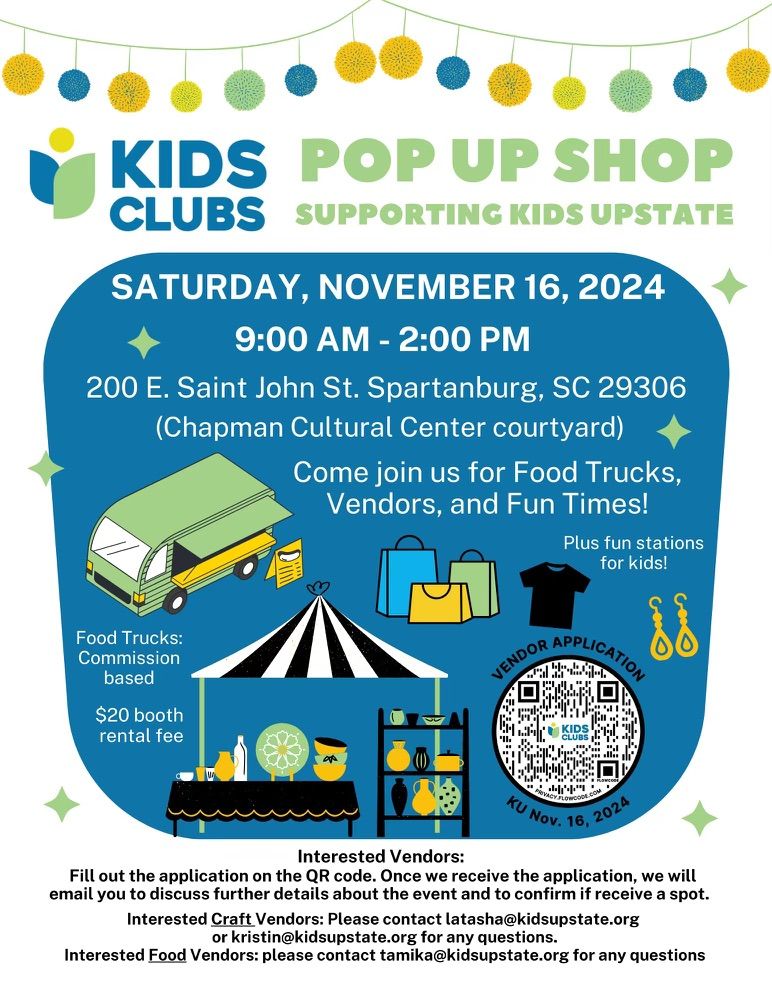 Kids Clubs Pop Up Shop 