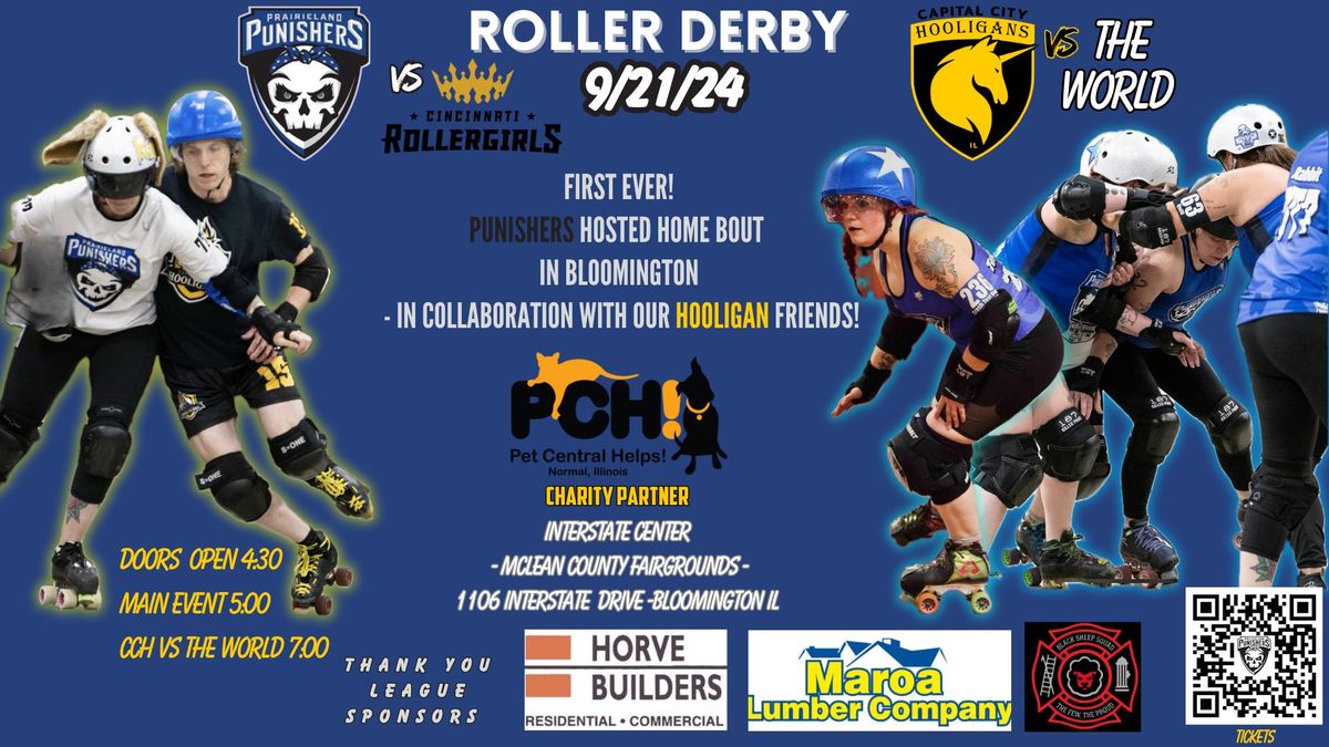 Hooli-shers Roller Derby Double Header